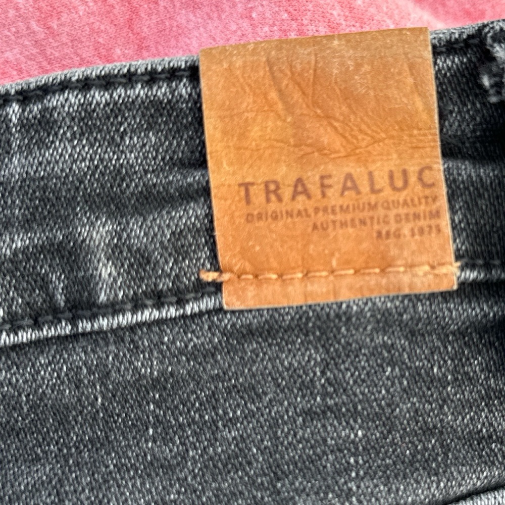 Zara Trafaluc Black Jean Skirt Womens Sz S